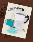 Hero Arts - What's Brewing? Collection - Dies - Stovetop Espresso-ScrapbookPal