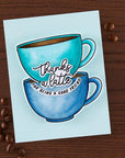 Hero Arts - What's Brewing? Collection - Stamp & Cut XL - Coffee or Tea-ScrapbookPal