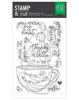 Hero Arts - What's Brewing? Collection - Stamp & Cut XL - Coffee or Tea-ScrapbookPal