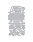 Hero Arts - Whimsical Wheels Collection - Dies - Beep Beep-ScrapbookPal
