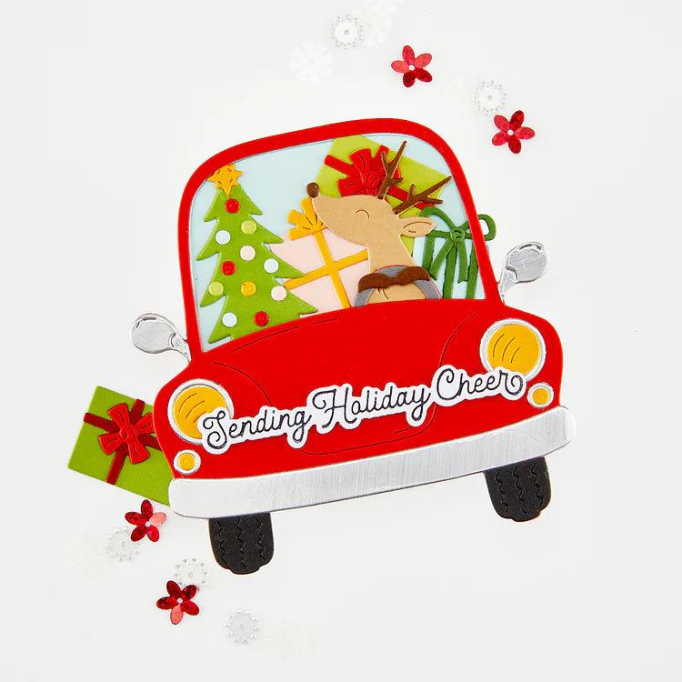 Hero Arts - Whimsical Wheels Collection - Dies - Beep Beep-ScrapbookPal
