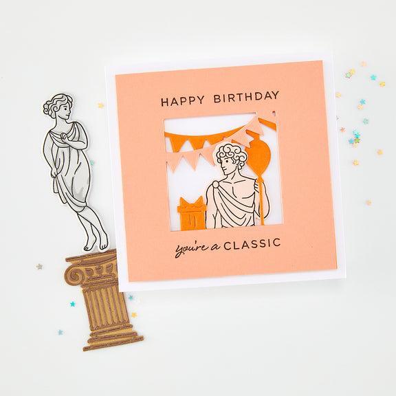 Hero Arts - You're a Classic Collection - Dies - Classic Columns-ScrapbookPal