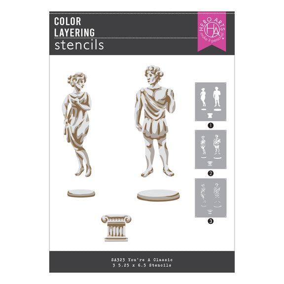 Hero Arts - You're a Classic Collection - Stencils - You're A Classic-ScrapbookPal