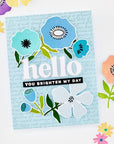 Hero Arts - You've Got a Friend Collection - Clear Stamps - Abstract Floral-ScrapbookPal