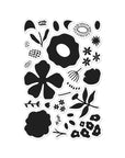 Hero Arts - You've Got a Friend Collection - Clear Stamps - Abstract Floral-ScrapbookPal