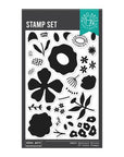 Hero Arts - You've Got a Friend Collection - Clear Stamps - Abstract Floral-ScrapbookPal