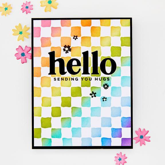 Hero Arts - You've Got a Friend Collection - Clear Stamps - Hello Friend-ScrapbookPal