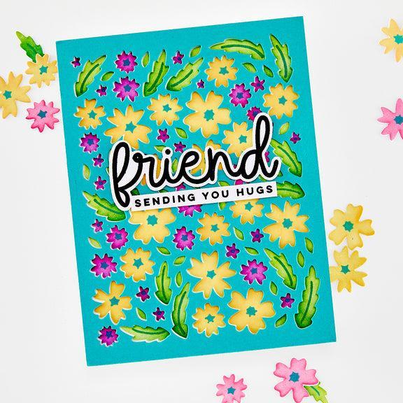 Hero Arts - You've Got a Friend Collection - Dies - Bitty Floral Die-ScrapbookPal