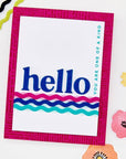 Hero Arts - You've Got a Friend Collection - Dies - Squiggly Rectangle Frames-ScrapbookPal