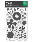 Hero Arts - You've Got a Friend Collection - Stamp & Cut - Abstract Floral-ScrapbookPal