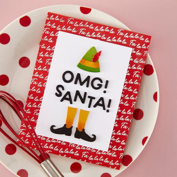 Hero Arts - Yule Fuel Collection - Dies - Sassy Elf Costume-ScrapbookPal