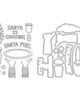 Hero Arts - Yule Fuel Collection - Stamp & Cut - Santa Fuel-ScrapbookPal