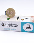 Honey Bee Stamps - Bee Creative Wax Stamper - Reindeer