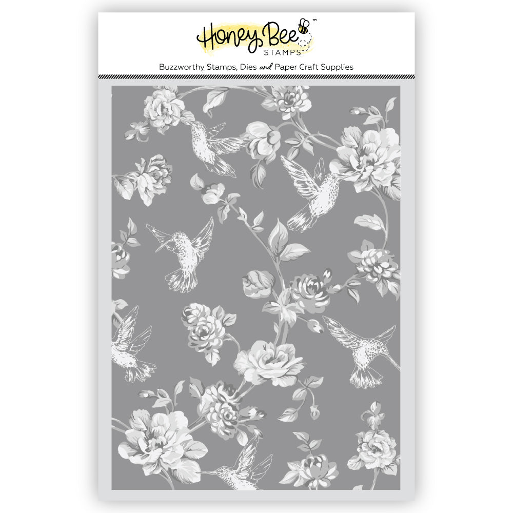 Honey Bee Stamps - 3D Embossing Folder - Chinoiserie-ScrapbookPal