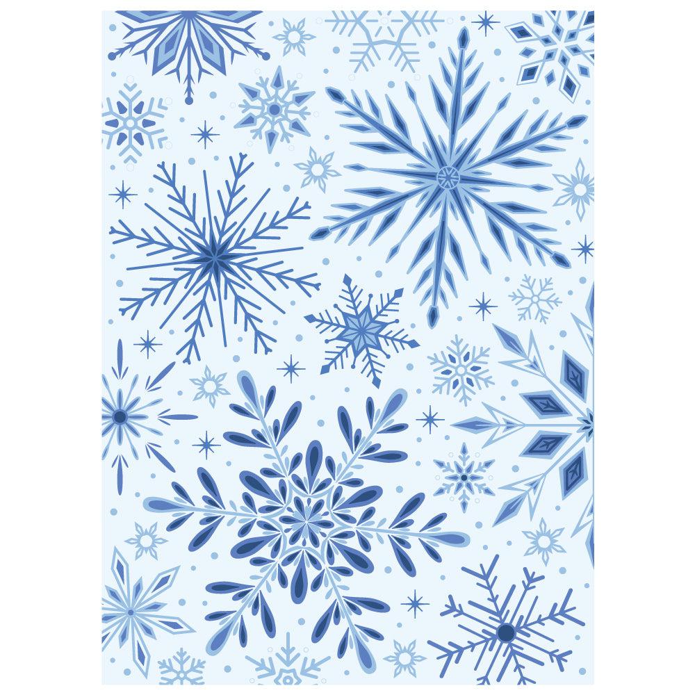 Honey Bee Stamps - 3D Embossing Folder - Snowflakes-ScrapbookPal