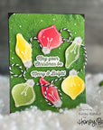 Honey Bee Stamps - 3D Embossing Folder - Snowy Pines-ScrapbookPal