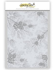 Honey Bee Stamps - 3D Embossing Folder - Snowy Pines-ScrapbookPal