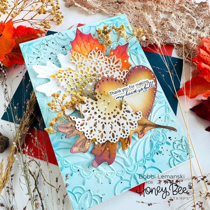 Honey Bee Stamps - 3D Embossing Folder - Soulful Season-ScrapbookPal