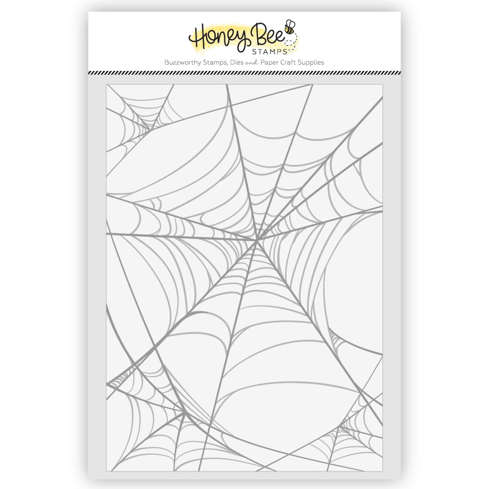 Honey Bee Stamps - 3D Embossing Folder - Tangled Web-ScrapbookPal