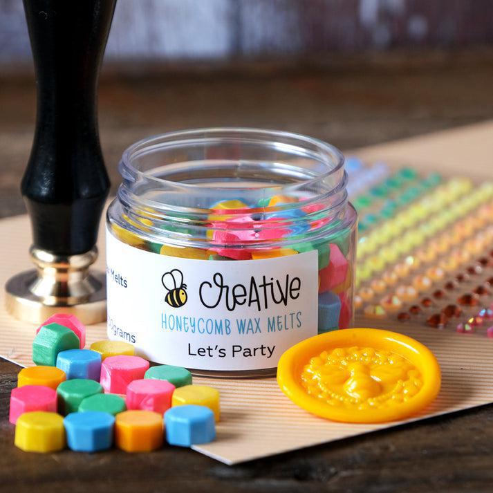 Honey Bee Stamps - Bee Creative Honeycomb Wax Melts - Let&#39;s Party-ScrapbookPal