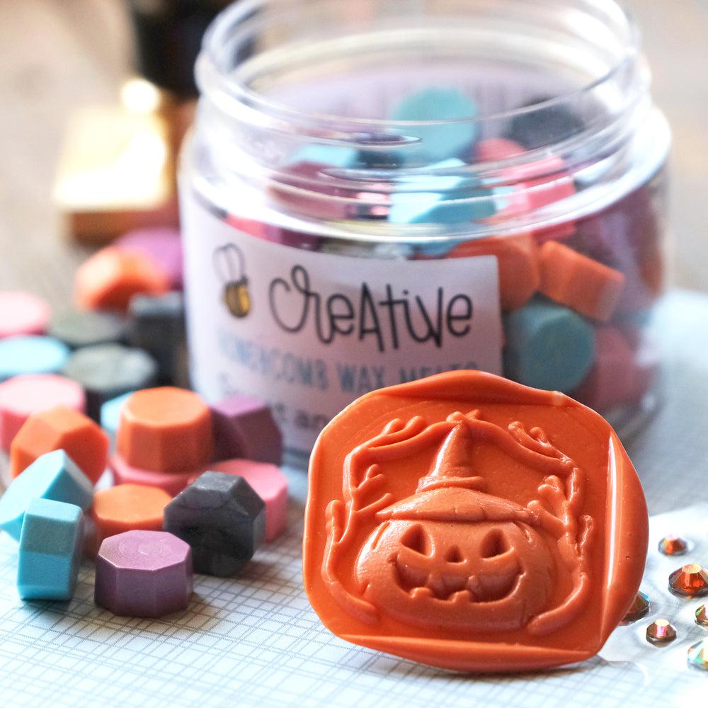 Honey Bee Stamps - Bee Creative Honeycomb Wax Melts - Sweet &amp; Spooky-ScrapbookPal