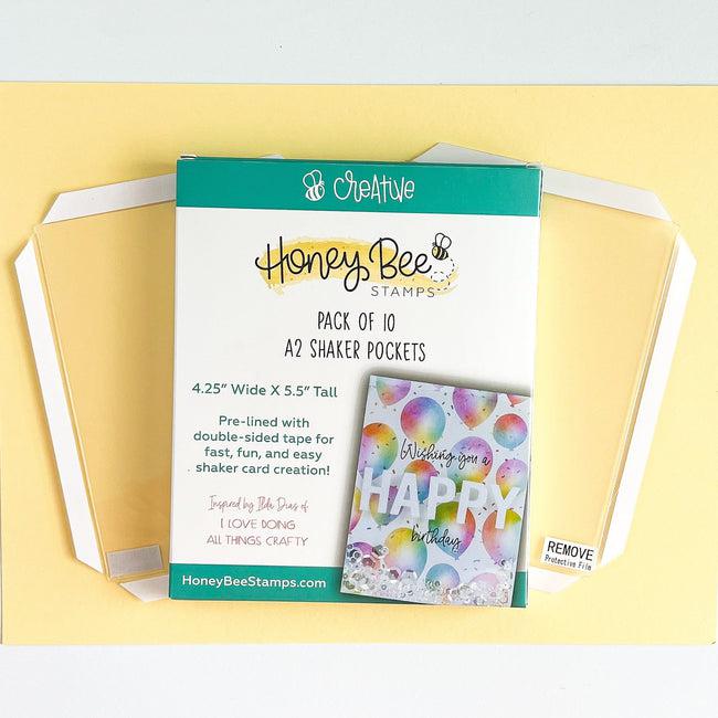 Honey Bee Stamps - Bee Creative Shaker Pockets - A2-ScrapbookPal