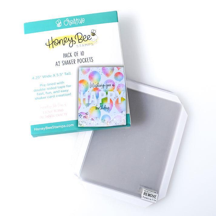 Honey Bee Stamps - Bee Creative Shaker Pockets - A2-ScrapbookPal