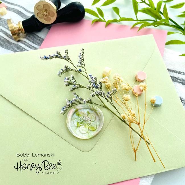 Honey Bee Stamps - Bee Creative Wax Stamper - Cherry Blossom-ScrapbookPal