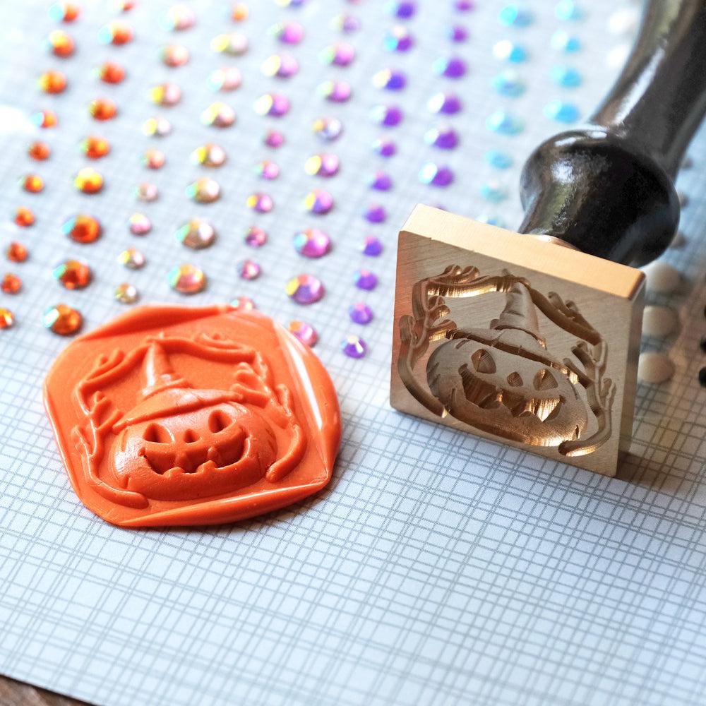 Honey Bee Stamps - Bee Creative Wax Stamper - Jack-o-Lantern-ScrapbookPal