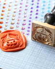 Honey Bee Stamps - Bee Creative Wax Stamper - Jack-o-Lantern-ScrapbookPal