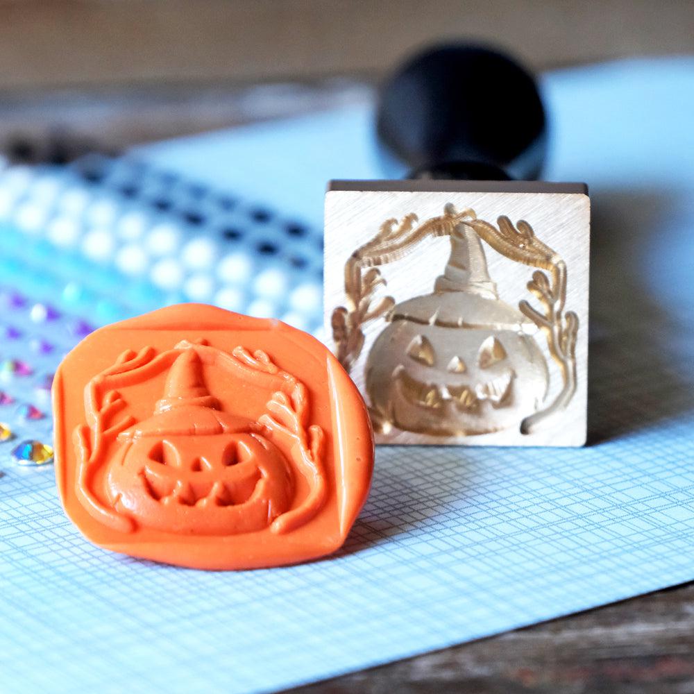 Honey Bee Stamps - Bee Creative Wax Stamper - Jack-o-Lantern-ScrapbookPal