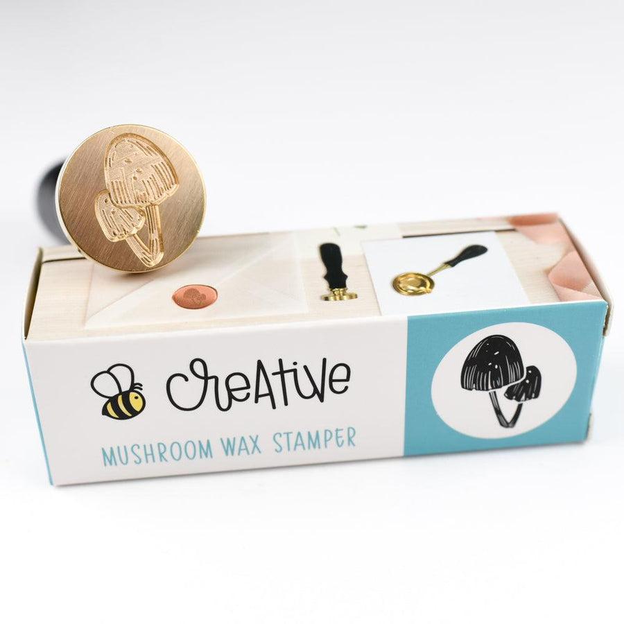 Honey Bee Stamps - Bee Creative Wax Stamper - Mushroom-ScrapbookPal