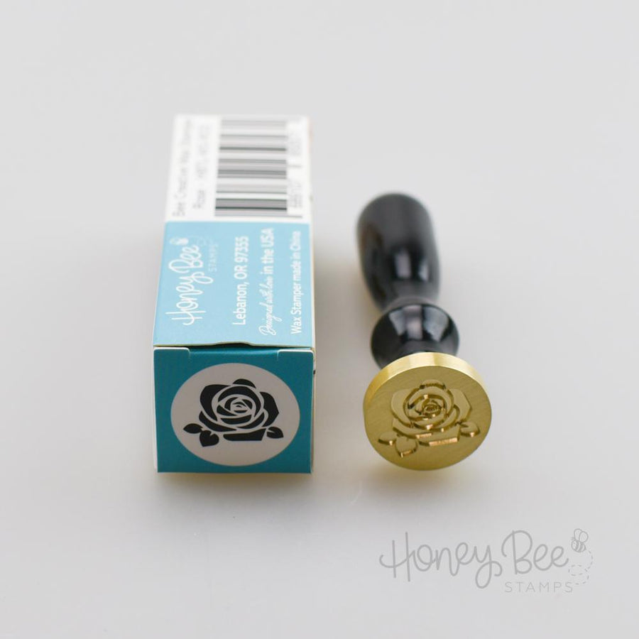 Honey Bee Stamps - Bee Creative Wax Stamper - Rose-ScrapbookPal