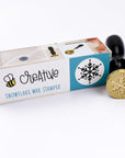 Honey Bee Stamps - Bee Creative Wax Stamper - Snowflake-ScrapbookPal