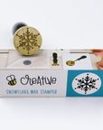 Honey Bee Stamps - Bee Creative Wax Stamper - Snowflake-ScrapbookPal