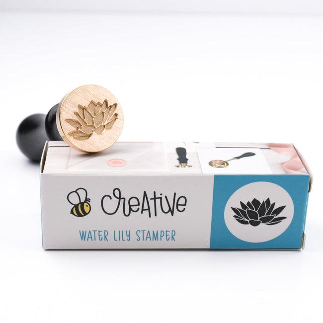 Honey Bee Stamps - Bee Creative Wax Stamper - Water Lily-ScrapbookPal