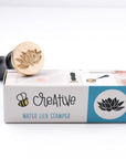 Honey Bee Stamps - Bee Creative Wax Stamper - Water Lily-ScrapbookPal