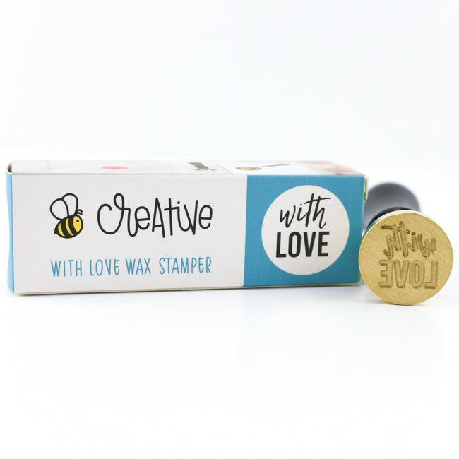 Honey Bee Stamps - Bee Creative Wax Stamper - With Love-ScrapbookPal