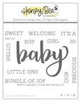 Honey Bee Stamps - Clear Stamps - Baby-ScrapbookPal