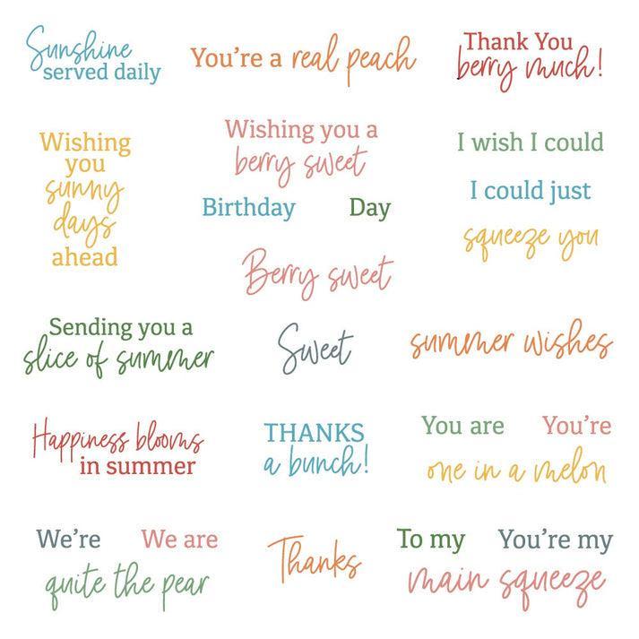 Honey Bee Stamps - Clear Stamps - Berry Sweet Summer-ScrapbookPal