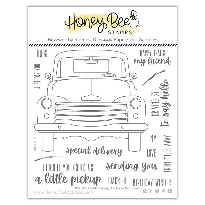 Honey Bee Stamps - Clear Stamps - Big Pickup Cab-ScrapbookPal