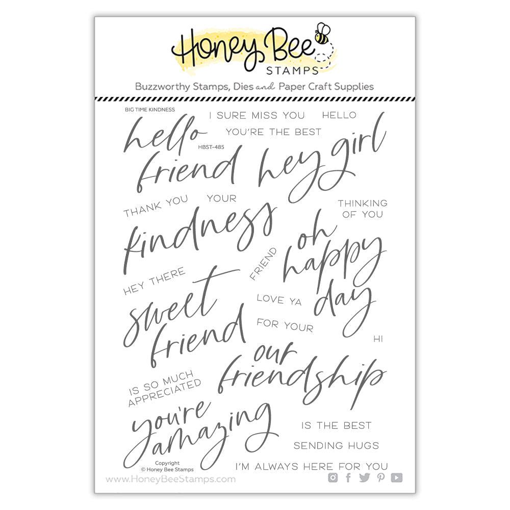 Honey Bee Stamps - Clear Stamps - Big Time Kindness-ScrapbookPal