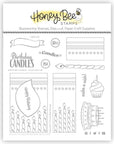 Honey Bee Stamps - Clear Stamps - Birthday Candle VGCB Add-On-ScrapbookPal