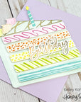 Honey Bee Stamps - Clear Stamps - Birthday Wishes-ScrapbookPal