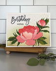 Honey Bee Stamps - Clear Stamps - Birthday Wishes-ScrapbookPal