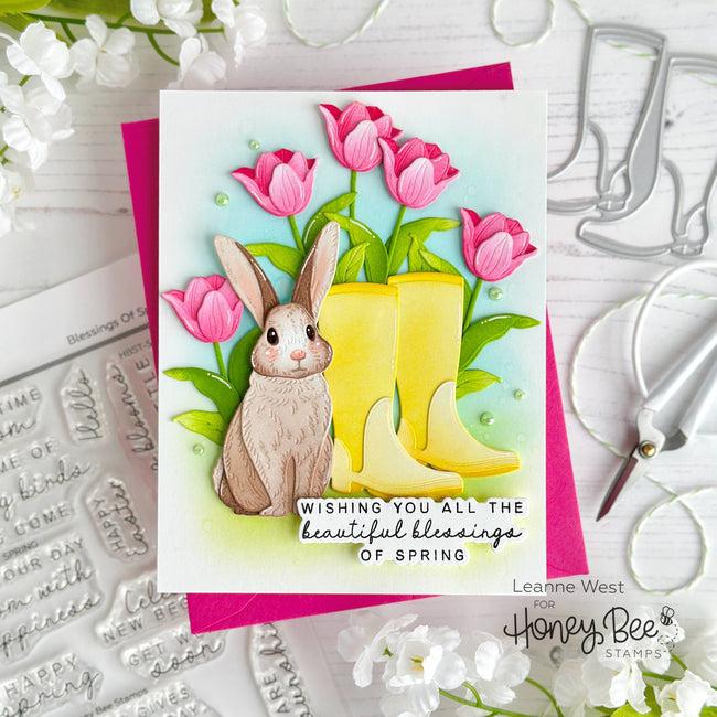 Honey Bee Stamps - Clear Stamps - Blessings of Spring-ScrapbookPal
