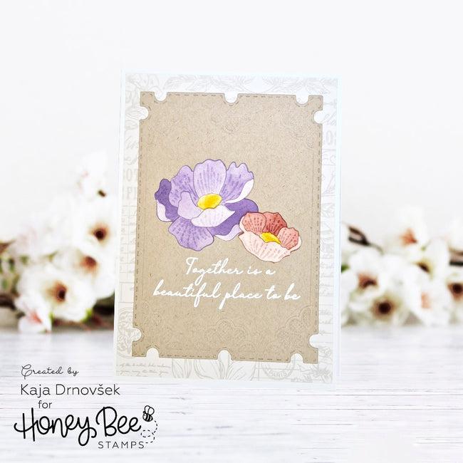 Honey Bee Stamps - Clear Stamps - By Your Side-ScrapbookPal