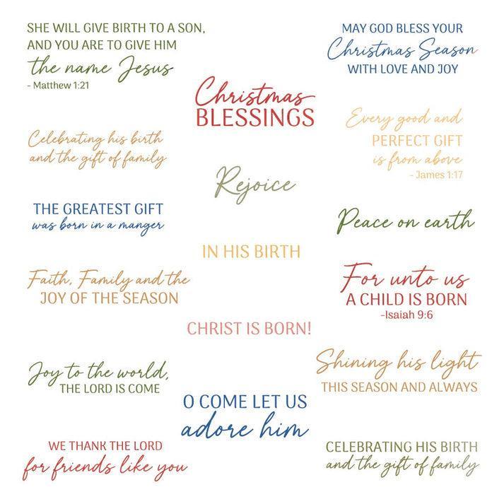 Honey Bee Stamps - Clear Stamps - Christmas Blessings-ScrapbookPal