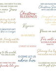 Honey Bee Stamps - Clear Stamps - Christmas Blessings-ScrapbookPal