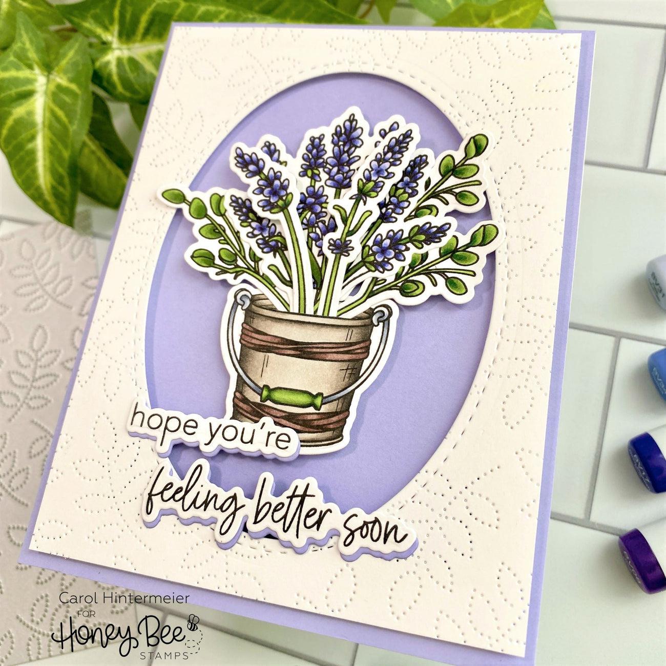 Honey Bee Stamps - Clear Stamps - Country Lavender-ScrapbookPal